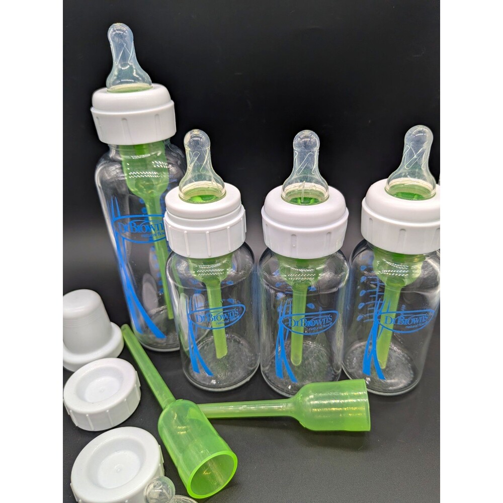 Dr. Brown's Glass Baby Bottle Set Anti-Colic